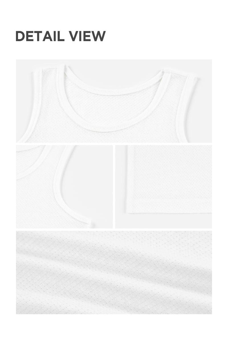 Kids Clara - Korean Baby Fashion - #babyboutiqueclothing - Basic Mesh Undershirt 2-Piece Set - 7