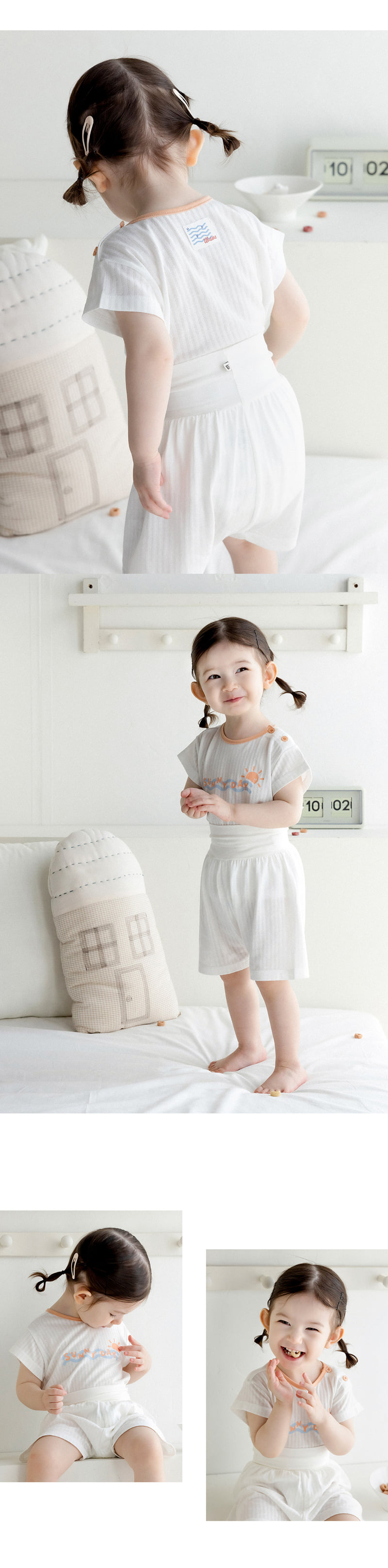 Kids Clara - Korean Baby Fashion - #babyboutiqueclothing - Cooling Comfy Belly Baby Easywear - 5