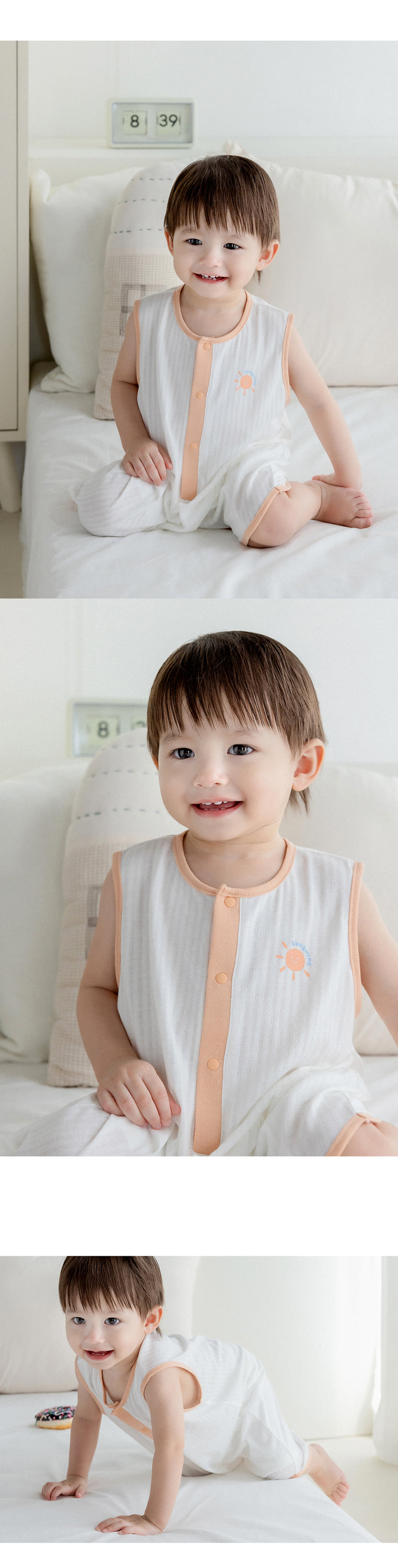 Kids Clara - Korean Baby Fashion - #babyboutiqueclothing - Cooling Bamboo Baby Sleep Vest - 3