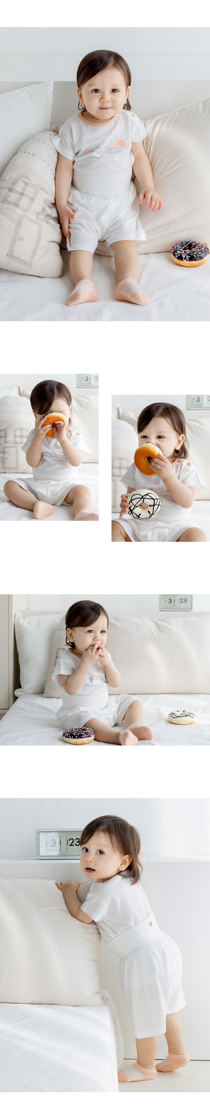 Kids Clara - Korean Baby Fashion - #babyclothing - Cooling Comfy Belly Baby Easywear - 6
