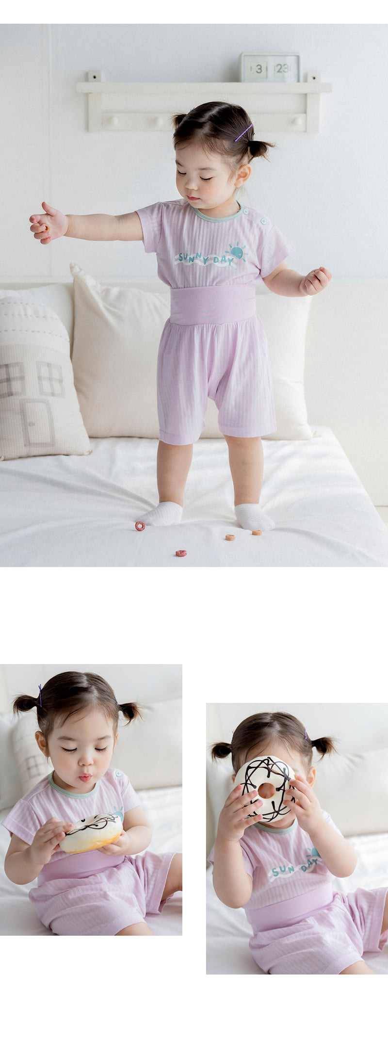 Kids Clara - Korean Baby Fashion - #babyfever - Cooling Comfy Belly Baby Easywear - 8