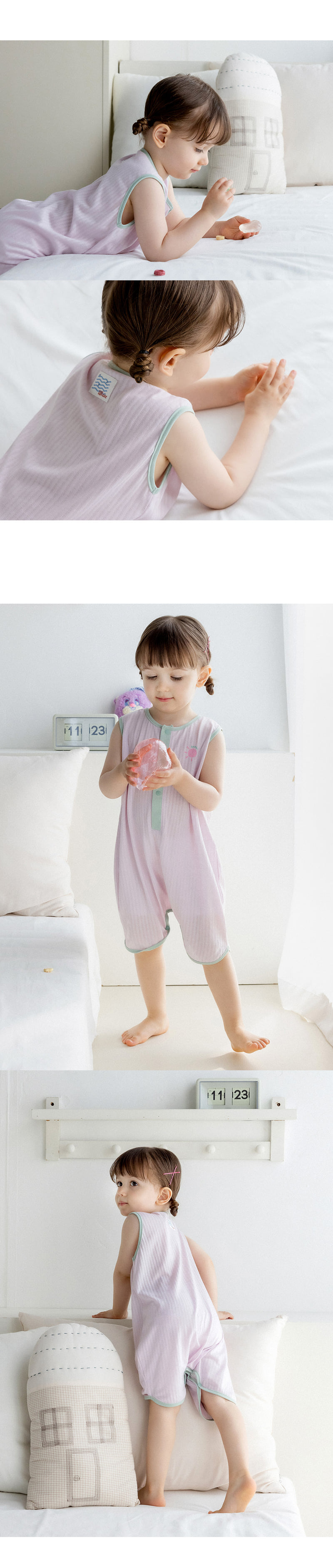 Kids Clara - Korean Baby Fashion - #babyfever - Cooling Bamboo Baby Sleep Vest - 6