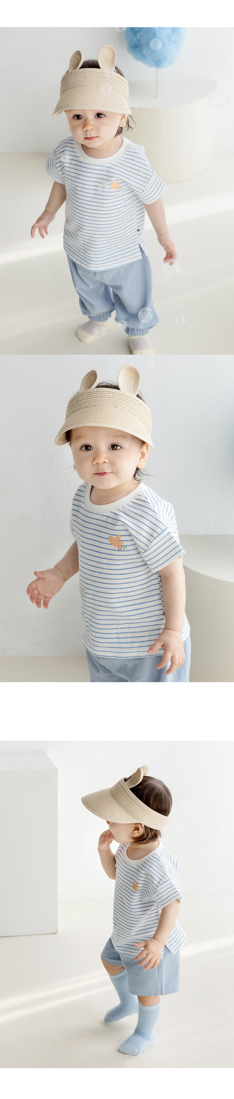 Kids Clara - Korean Baby Fashion - #babyfever - Klein Baby Short Sleeve Tee - 5