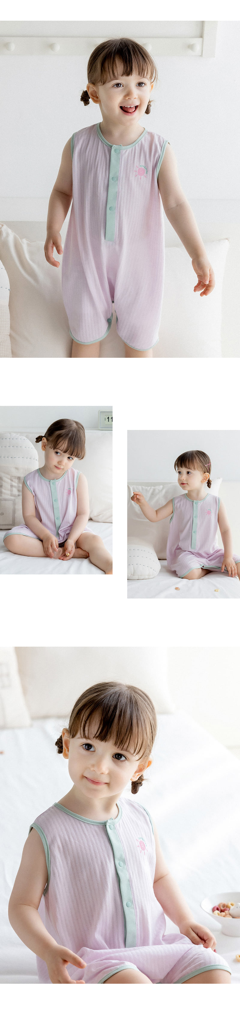 Kids Clara - Korean Baby Fashion - #babylifestyle - Cooling Bamboo Baby Sleep Vest - 8