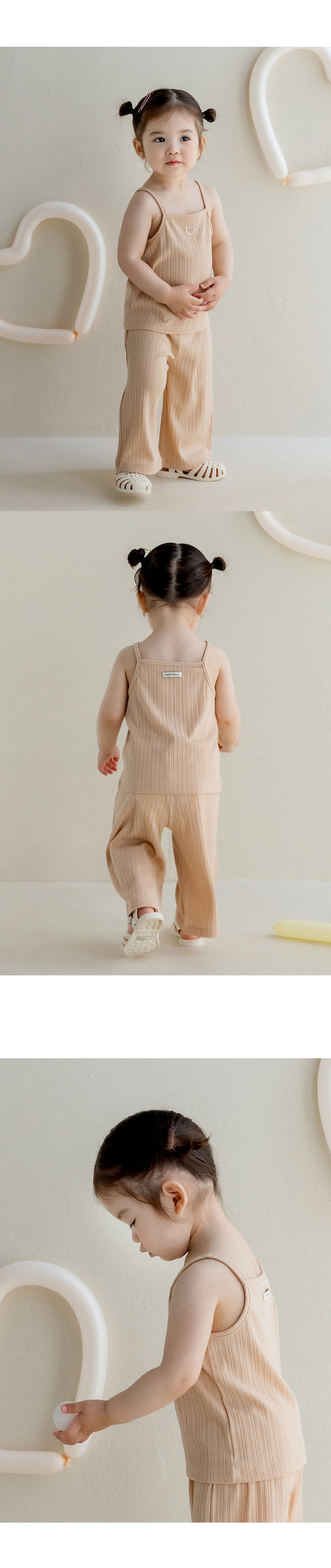 Kids Clara - Korean Baby Fashion - #babylifestyle - Shelley Three-piece Pleats Set-up - 7