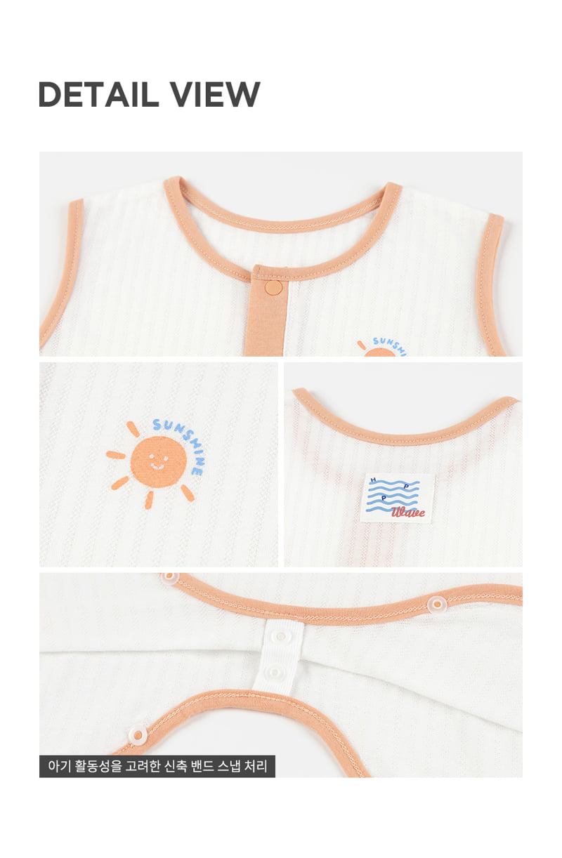Kids Clara - Korean Baby Fashion - #babyoninstagram - Cooling Bamboo Baby Sleep Vest - 9
