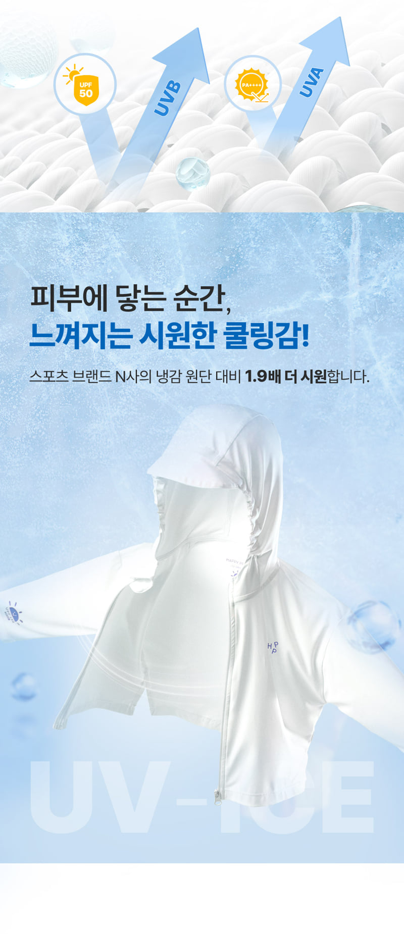 Kids Clara - Korean Baby Fashion - #babyoninstagram - UV Ice Hooded Jumper - 2