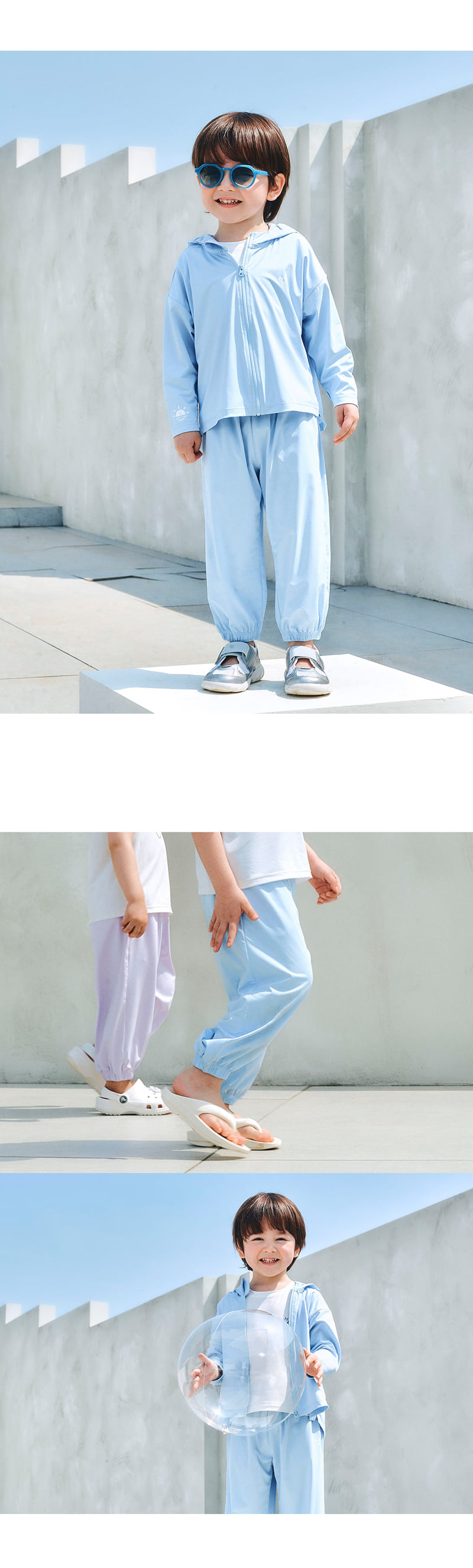 Kids Clara - Korean Baby Fashion - #babyootd - UV Ice Jogger Pants - 5
