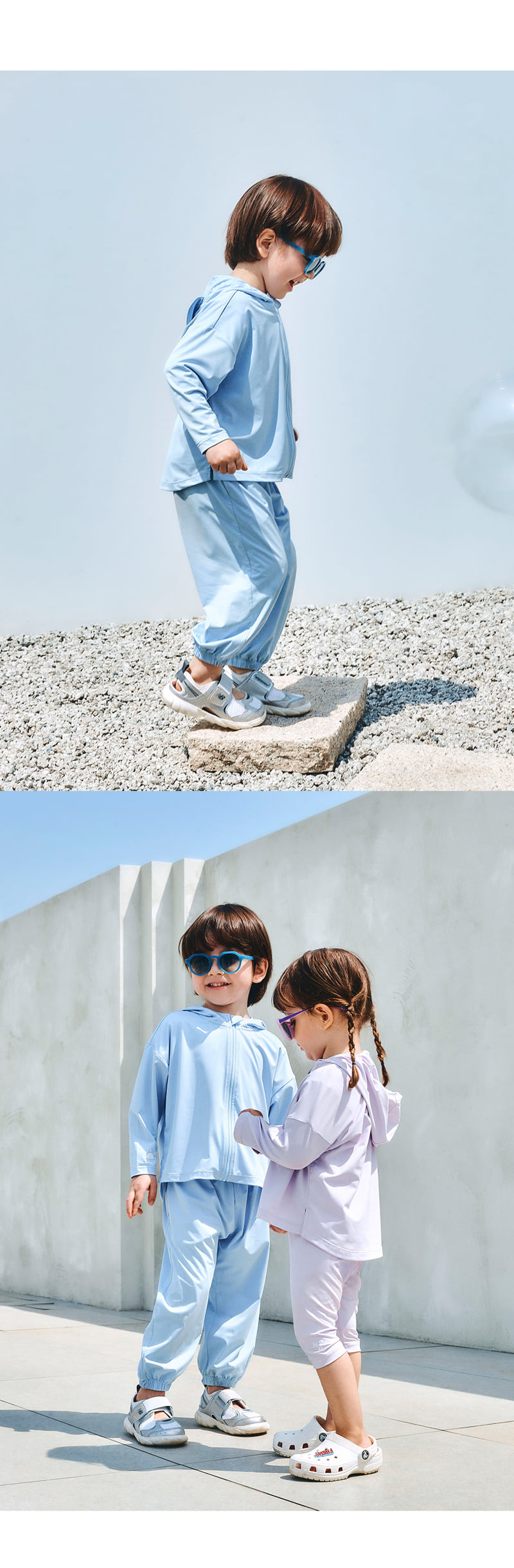 Kids Clara - Korean Baby Fashion - #babyoutfit - UV Ice Jogger Pants - 6