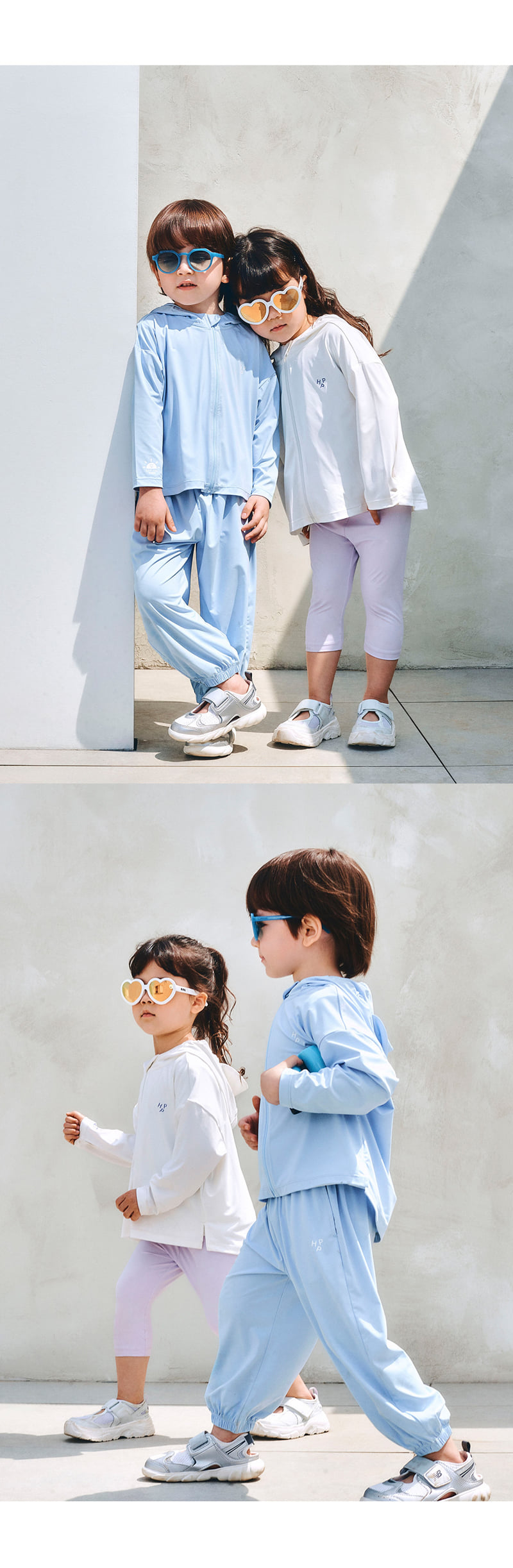 Kids Clara - Korean Baby Fashion - #babywear - UV Ice Jogger Pants - 8