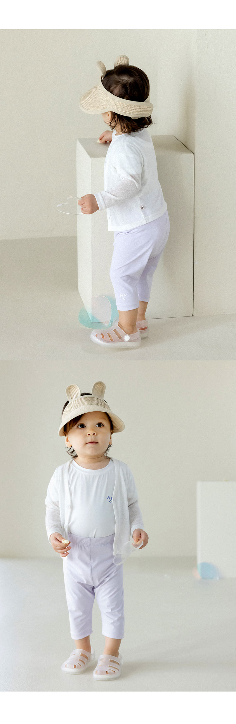 Kids Clara - Korean Baby Fashion - #babywear - UV Ice Cooling Leggings - 7