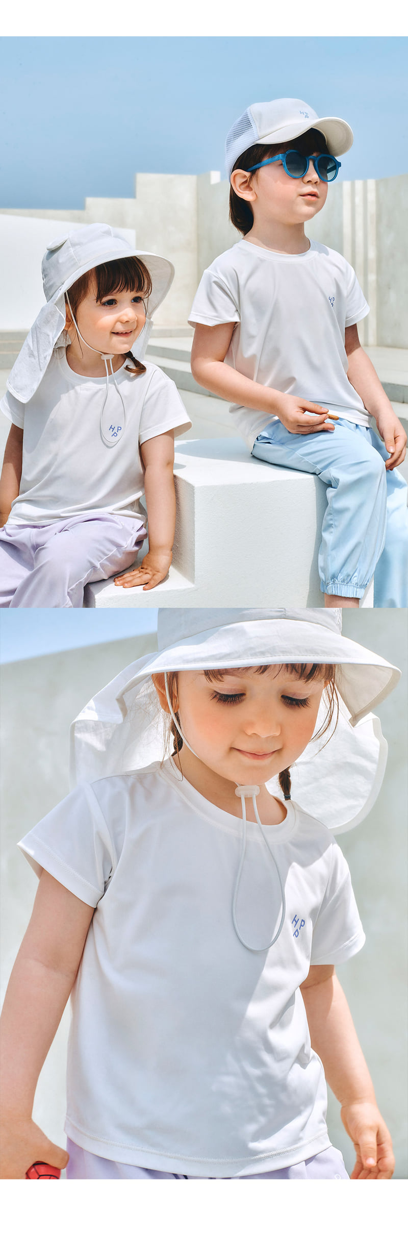 Kids Clara - Korean Baby Fashion - #babywear - UV Ice Cooling Tee - 5