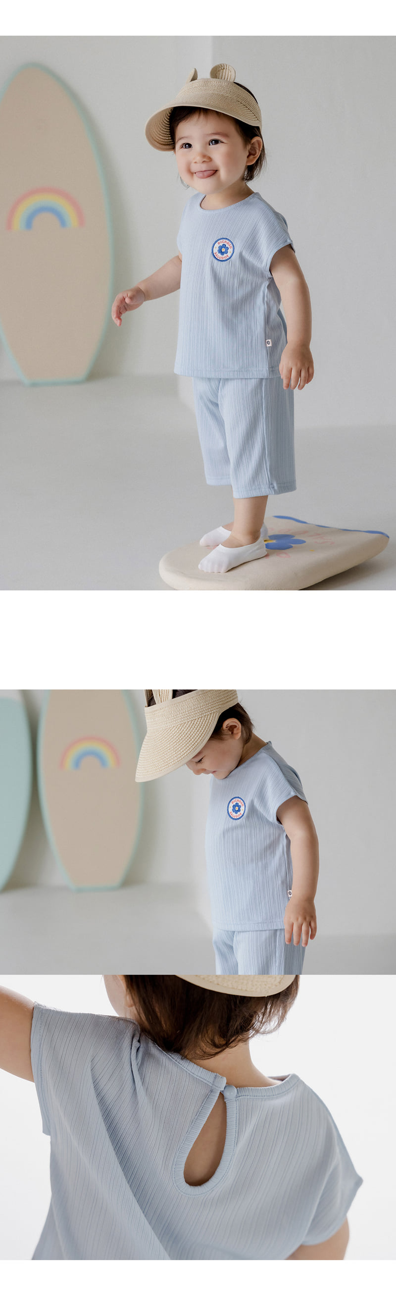 Kids Clara - Korean Baby Fashion - #babywear - Lati Pleats Baby Set-up - 2