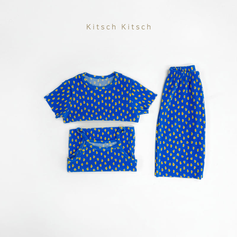 Kitsch Kitsch - Korean Children Fashion - #Kfashion4kids - Bonbon Pleats Set (set of 3) - 5