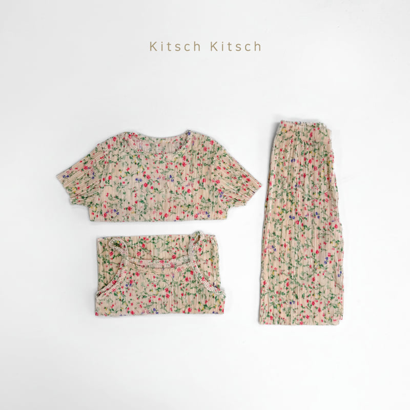 Kitsch Kitsch - Korean Children Fashion - #magicofchildhood - Bonbon Pleats Set (set of 3) - 7