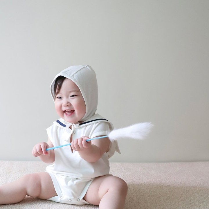 Lemonade - Korean Baby Fashion - #babyboutique - Army Suit (Romper + Hat Set) - 11