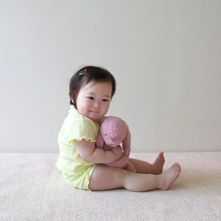 Lemonade - Korean Baby Fashion - #babyboutique - Macaron Set (Tee + Shorts) - 10