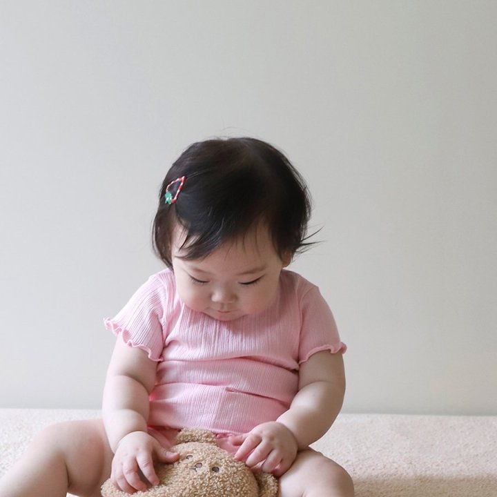 Lemonade - Korean Baby Fashion - #babyboutique - Macaron Set (Tee + Shorts) - 11
