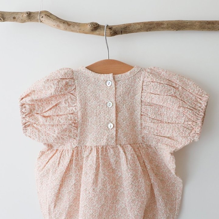 Lemonade - Korean Baby Fashion - #babyboutique - Watercolor (Romper + Hat Set) - 6