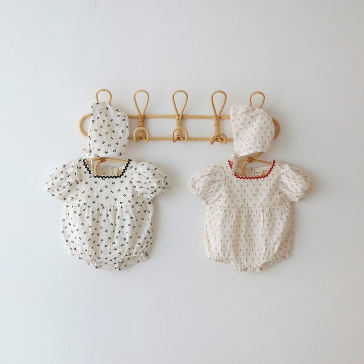 Lemonade - Korean Baby Fashion - #babyboutique - Rene (Romper + Hat Set) - 3