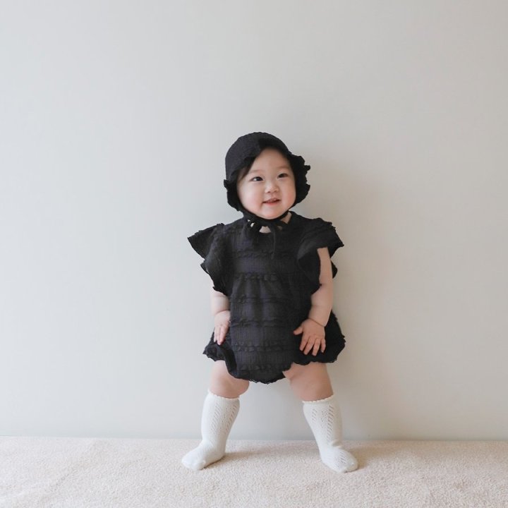 Lemonade - Korean Baby Fashion - #babyboutiqueclothing - Wedding (Romper + Hat Set) - 9