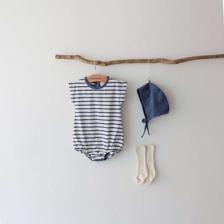 Lemonade - Korean Baby Fashion - #babyboutiqueclothing - Koi Suit (Romper + Hat Set) - 3