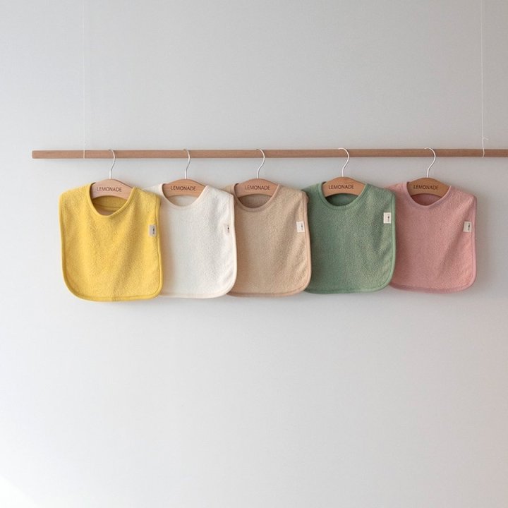 Lemonade - Korean Baby Fashion - #babyboutiqueclothing - Terry Square Bib