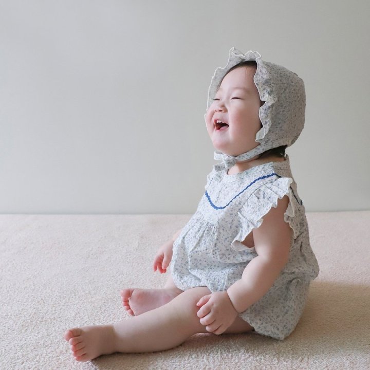 Lemonade - Korean Baby Fashion - #babyclothing - Gypsophila (Romper + Hat Set) - 10