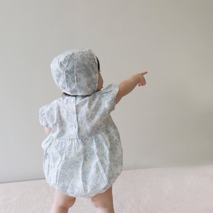 Lemonade - Korean Baby Fashion - #babyclothing - Chica (Romper + Hat Set) - 9