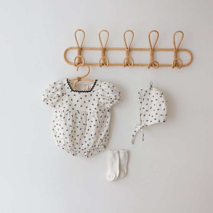 Lemonade - Korean Baby Fashion - #babyclothing - Rene (Romper + Hat Set) - 6