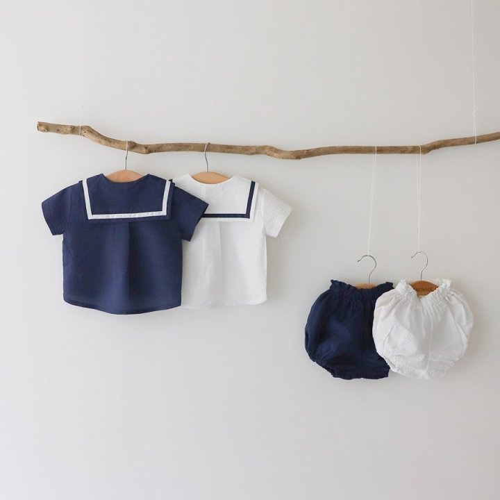 Lemonade - Korean Baby Fashion - #babyfever - Embossed Set (Shirt + Shorts) - 3