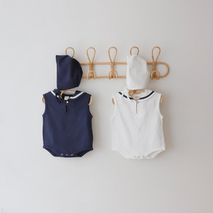 Lemonade - Korean Baby Fashion - #babyfever - Army Suit (Romper + Hat Set)