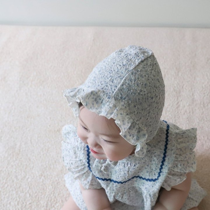 Lemonade - Korean Baby Fashion - #babyfever - Gypsophila (Romper + Hat Set) - 12