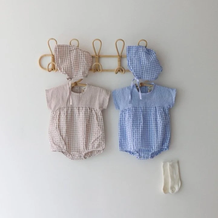 Lemonade - Korean Baby Fashion - #babyfever - Juki (Romper + Hat Set)