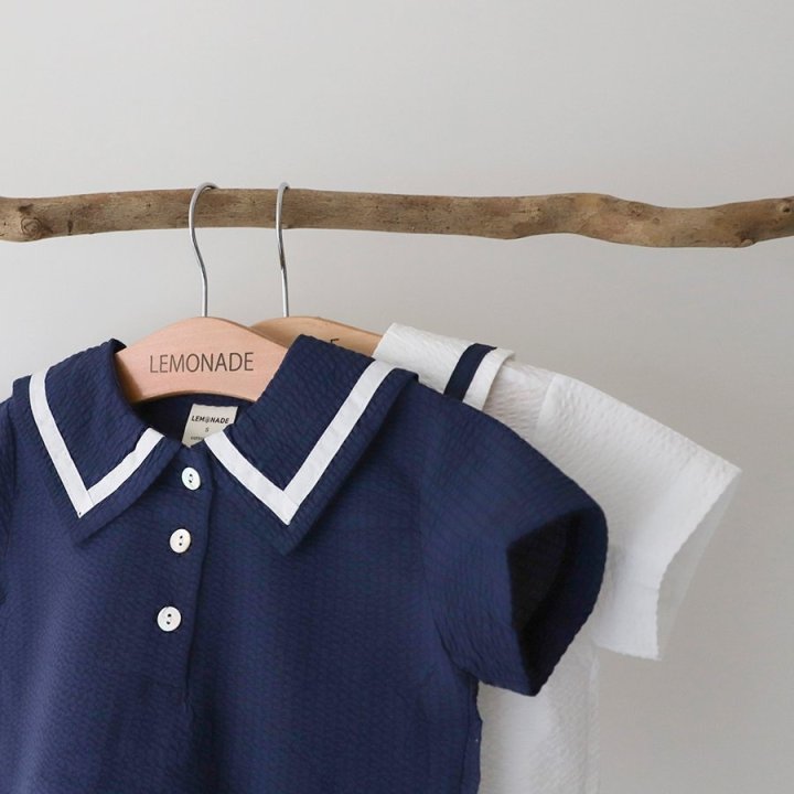 Lemonade - Korean Baby Fashion - #babyfever - Embossed Set (Shirt + Shorts) - 4