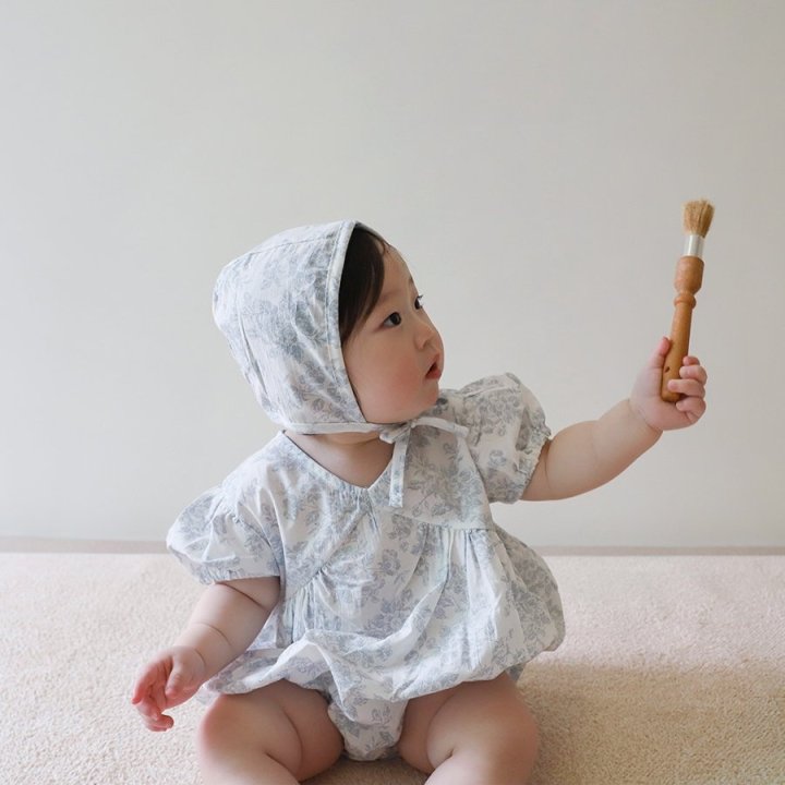 Lemonade - Korean Baby Fashion - #babygirlfashion - Chica (Romper + Hat Set) - 12
