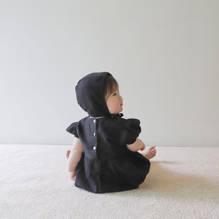 Lemonade - Korean Baby Fashion - #babylifestyle - Shalom (Romper + Hat Set) - 11