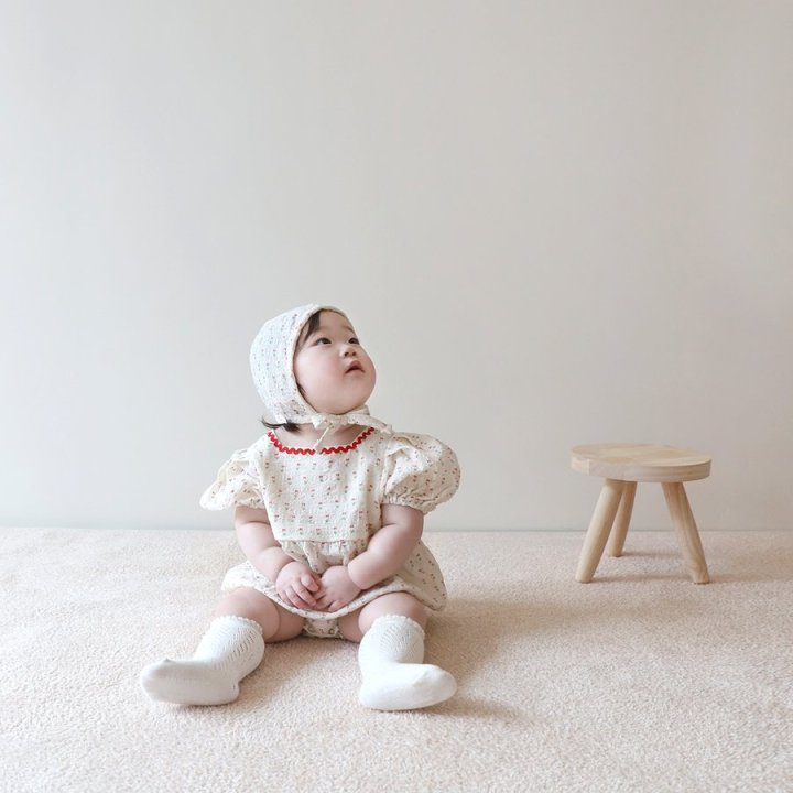 Lemonade - Korean Baby Fashion - #babylifestyle - Rene (Romper + Hat Set) - 10