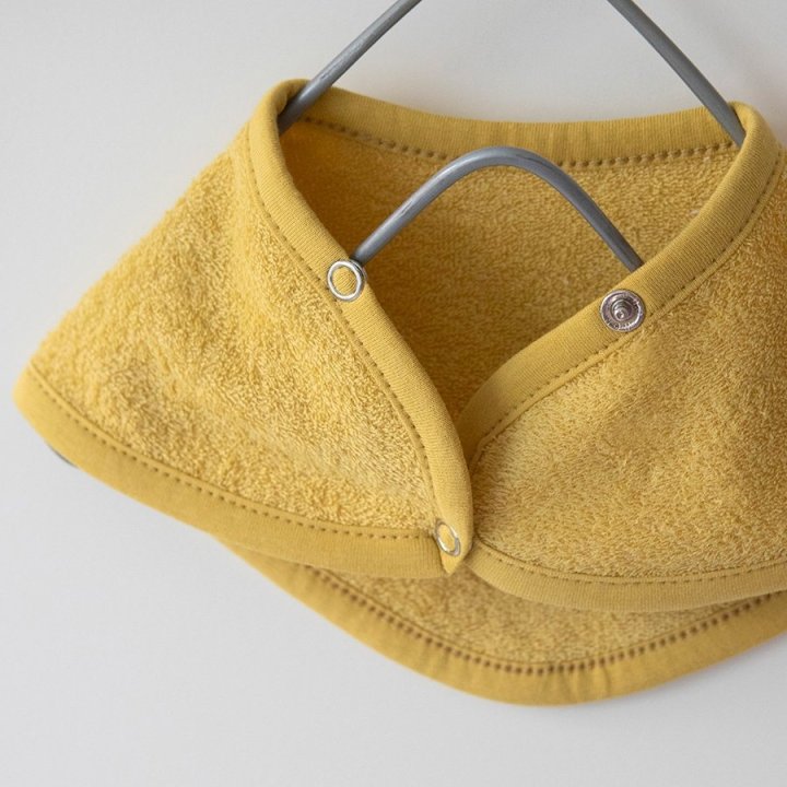 Lemonade - Korean Baby Fashion - #babylifestyle - Terry Triangle Bib - 5