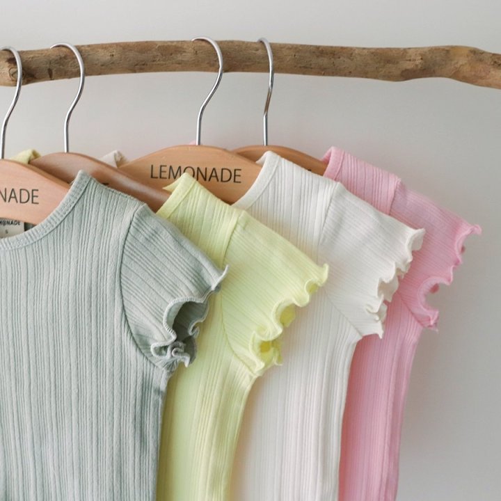 Lemonade - Korean Baby Fashion - #babyoninstagram - Macaron Set (Tee + Shorts) - 3