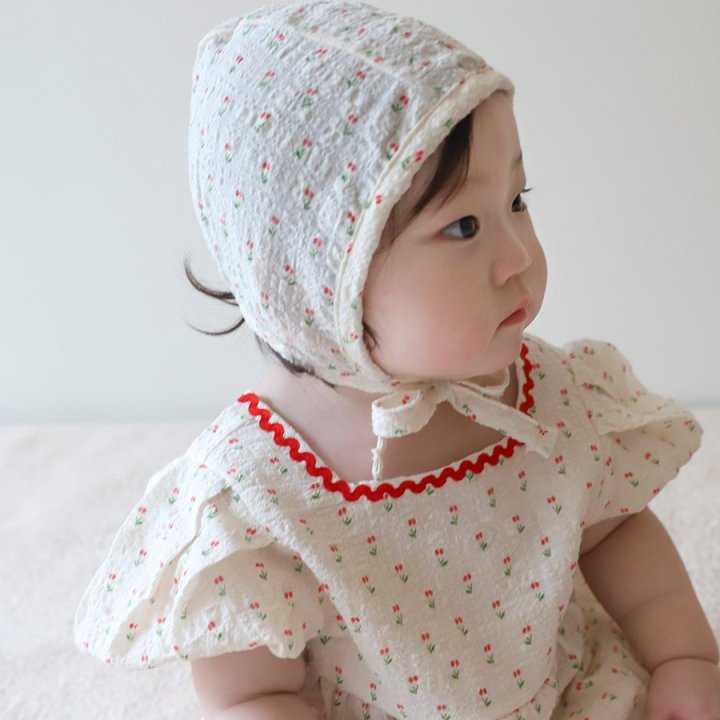 Lemonade - Korean Baby Fashion - #babyoninstagram - Rene (Romper + Hat Set) - 11