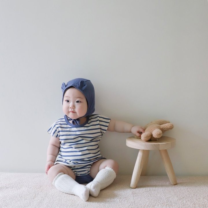Lemonade - Korean Baby Fashion - #babyoninstagram - Koi Suit (Romper + Hat Set) - 9