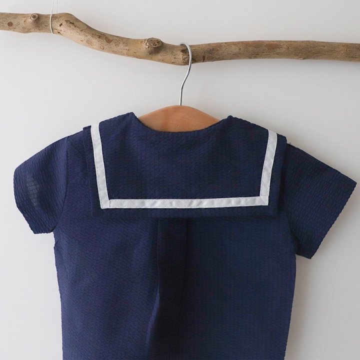 Lemonade - Korean Baby Fashion - #babyootd - Embossed Set (Shirt + Shorts) - 7