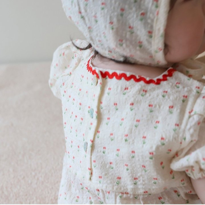 Lemonade - Korean Baby Fashion - #babyootd - Rene (Romper + Hat Set) - 12