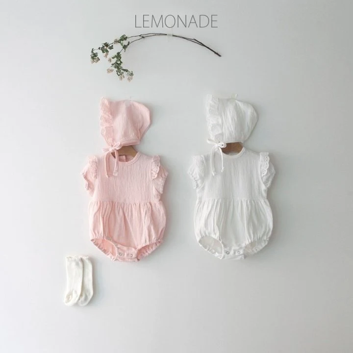 Lemonade - Korean Baby Fashion - #babyoutfit - Pure Short Sleeve Suit