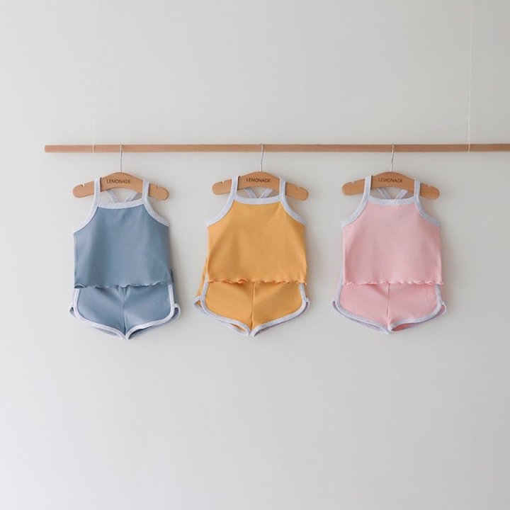 Lemonade - Korean Baby Fashion - #babyoutfit - Gelato (Sleeveless Top + Shorts)