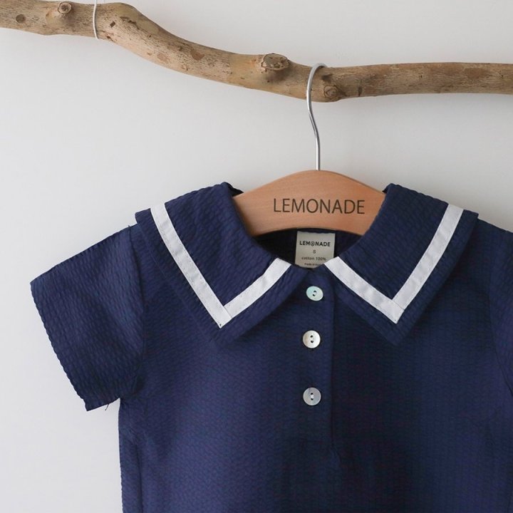Lemonade - Korean Baby Fashion - #babyoutfit - Embossed Set (Shirt + Shorts) - 8