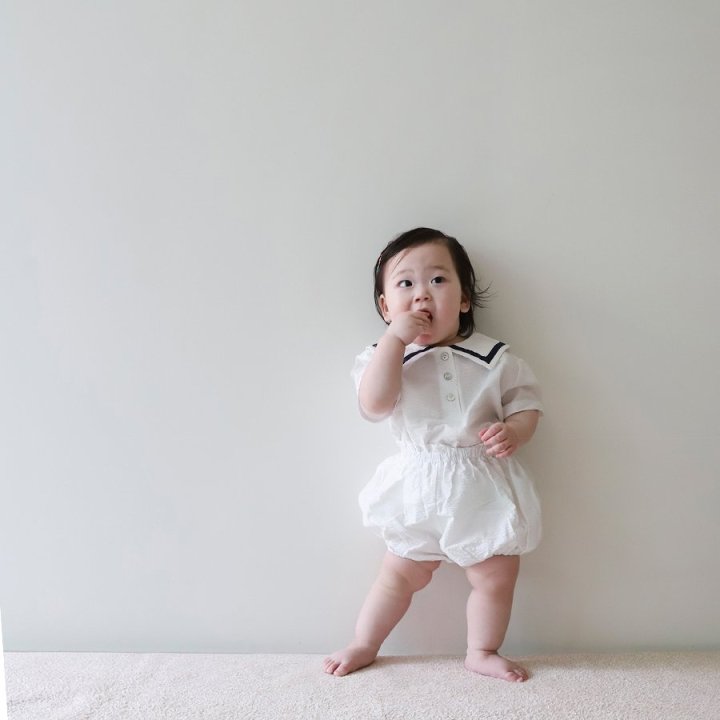 Lemonade - Korean Baby Fashion - #babyoutfit - Embossed Set (Shirt + Shorts) - 9