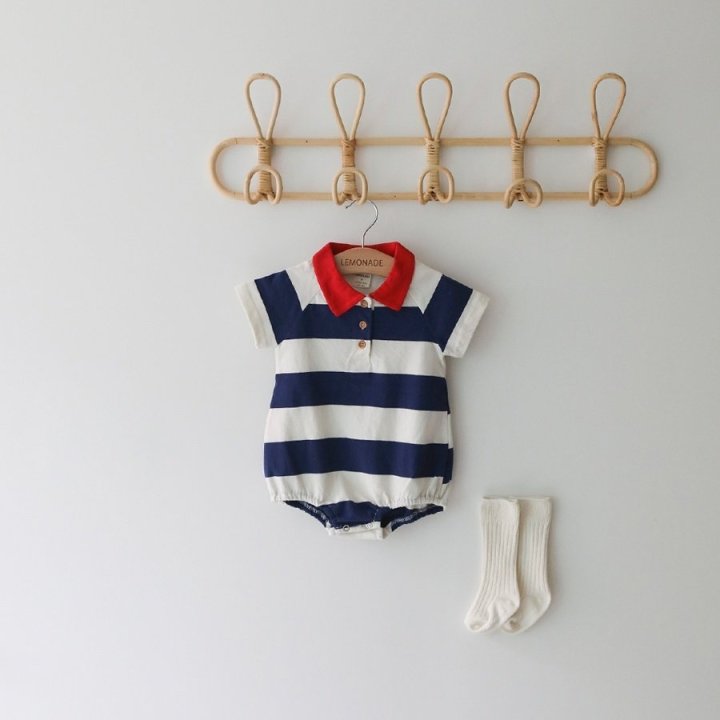 Lemonade - Korean Baby Fashion - #babyoutfit - Bonnie Collar Suit - 4