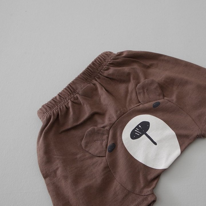 Lemonade - Korean Baby Fashion - #babyoutfit - Bear Pants - 3